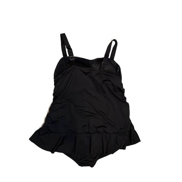 DOLFIN Aquashape Women’s 24 Black One Piece Swimsuit - Picture 2 of 5